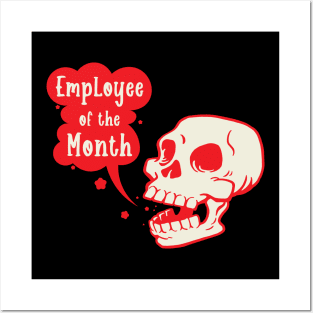 Skull Employee Posters and Art